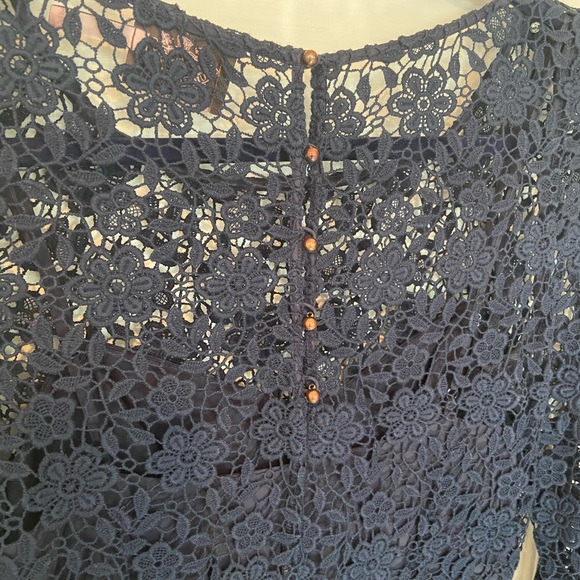 Juicy Couture Navy Lace Dress - Picture 7 of 8